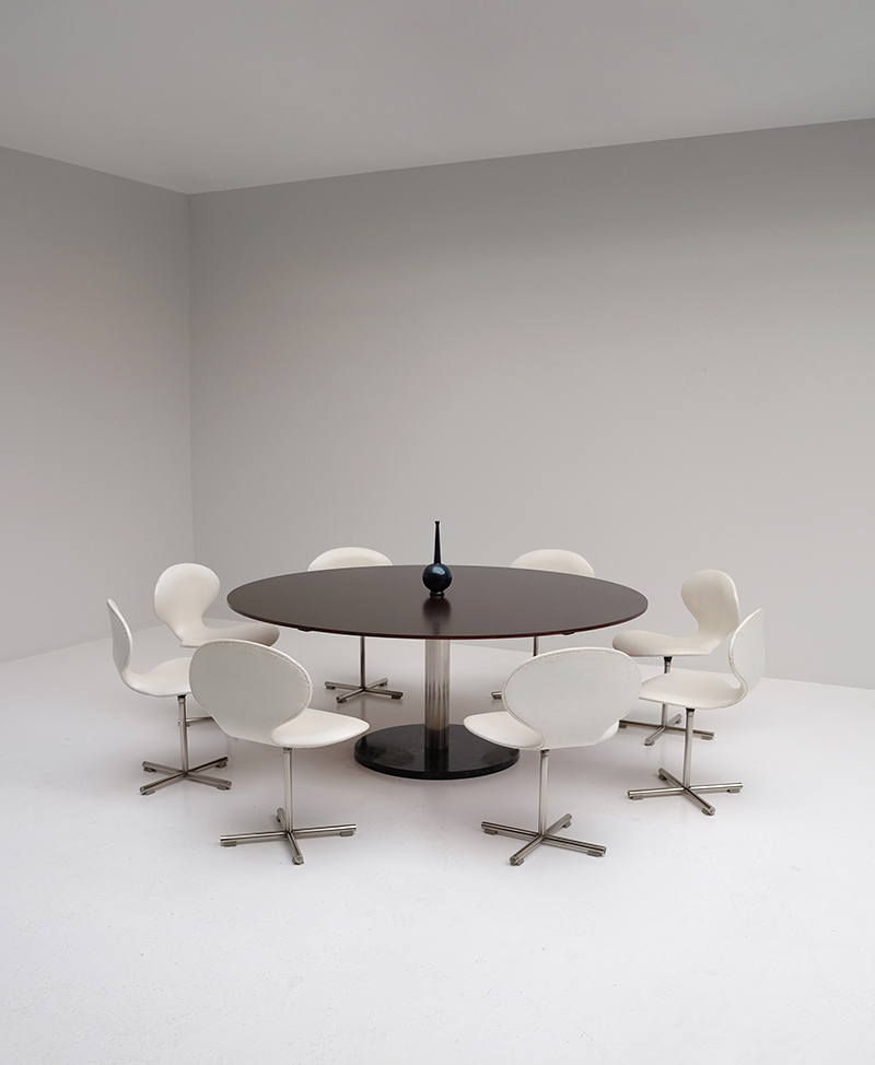 Alfred Hendrickx dining / conference table and swivel chairs image 4